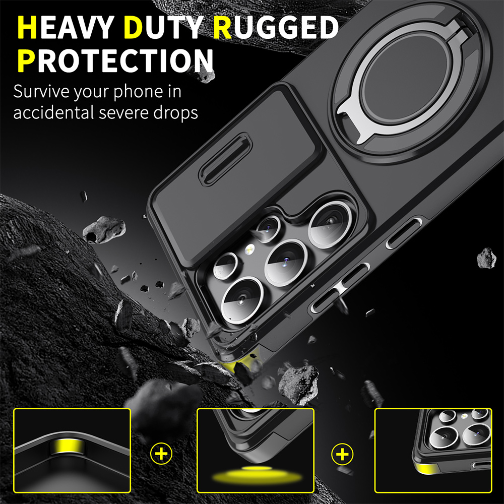 Magnetic Ring Stand Phone Case - Case Fans ulasan dan harga