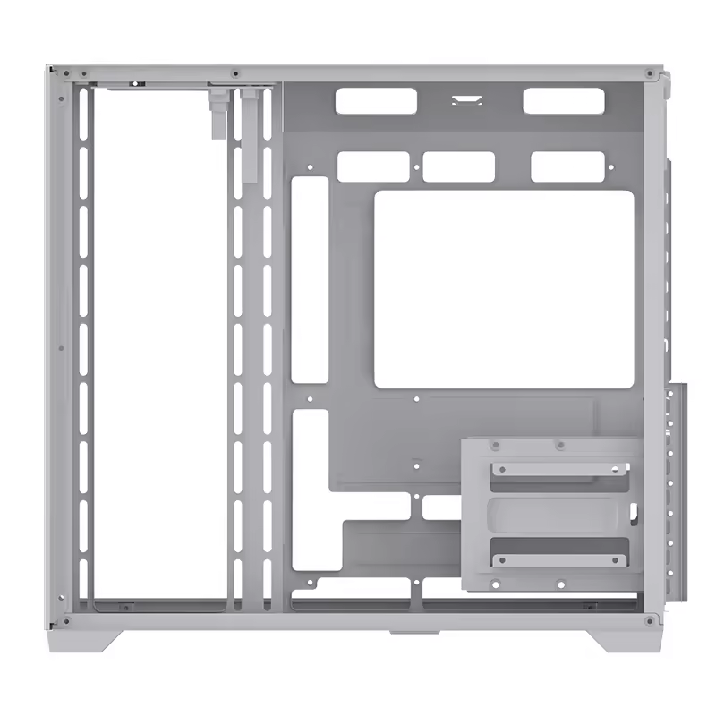 White PC Case Chassis Full Tow - Case Fans ulasan dan harga