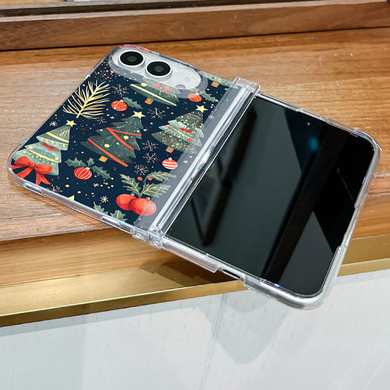 Cartoon Christmas Tree Print P - Computer Case ulasan dan harga