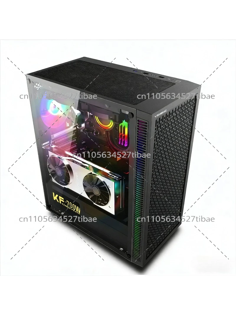 Black E-ATX Computer Case with - Atx Case ulasan dan harga